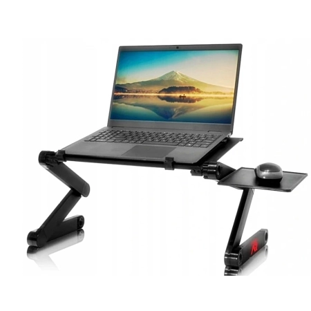 Regulowany stolik pod laptopa z podkładką na mysz